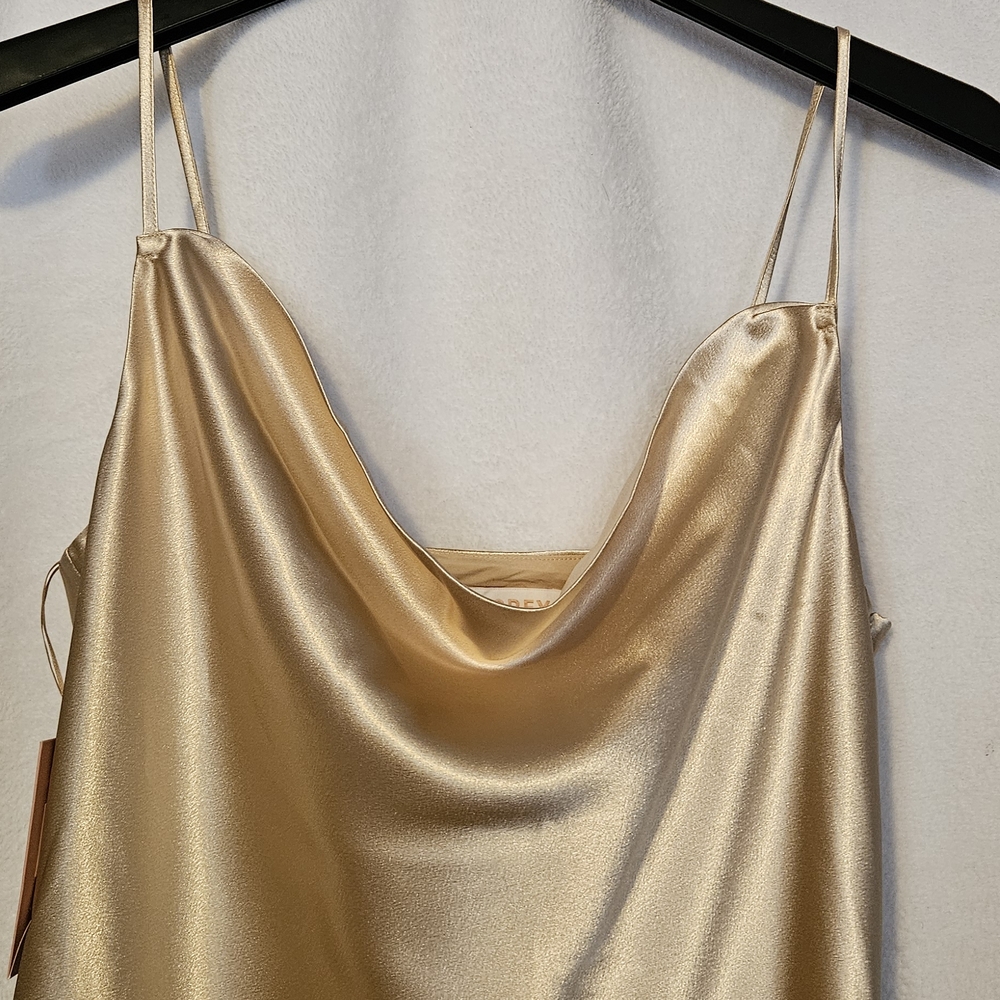 Birdy Grey Gold Satin Dress